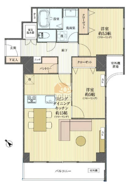 ドルミ代々木間取図