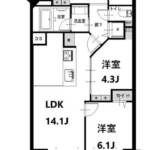 明大前グランドハイツ406間取り