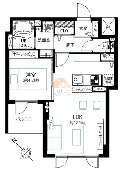 フィールＭ西新宿209間取図