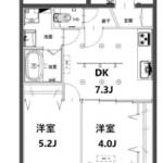 クリオ藤沢２番館308間取図