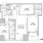 シティタワーズ豊洲ザツイン2008間取り