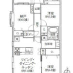 コスモ立石リバーステージ101間取り