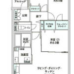 ライオンズグローベル杉並今川レジデンシア307間取図