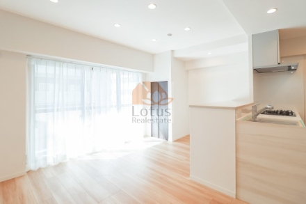 中銀上野小島マンシオン604のリビング・ダイニング