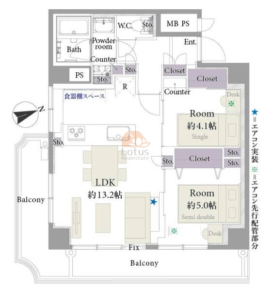 メゾンドールニュー明石505間取図