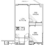 トーア平井マンション406間取り