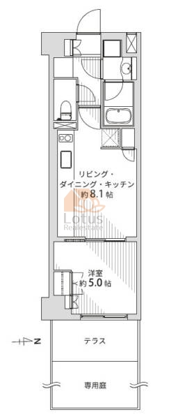 パレステージ練馬2105間取図
