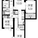 グレイスコート氷川台105間取り