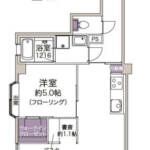 シルバーパレス方南町202間取図