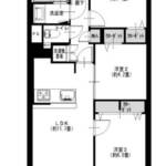 豊洲ハイライズ613間取図