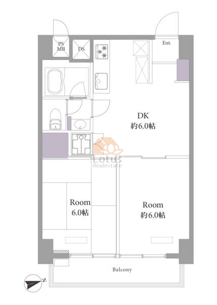 トーア早稲田マンション706間取図