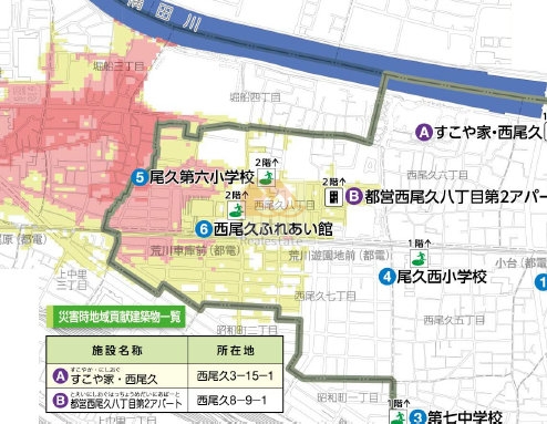 荒川区石神井川ハザード