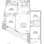 ジェイパーク上野アクシス804間取り