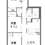 フェアロージュ葛西203 間取り