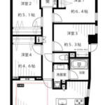白鷺パークハウス206間取り