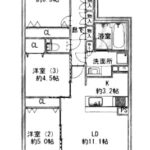 グランマークスツインフォート809 間取り