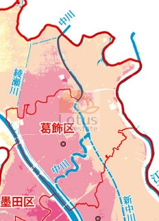 葛飾区高潮氾濫マップ