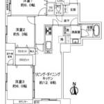 ライオンズプラザ蔵前204間取図