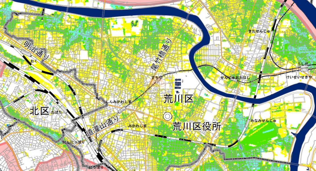 東京都公表荒川区ハザード