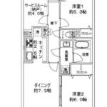 ライオンズマンション練馬春日町鹿島304間取り