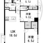 ユニーブル千歳船橋401間取図