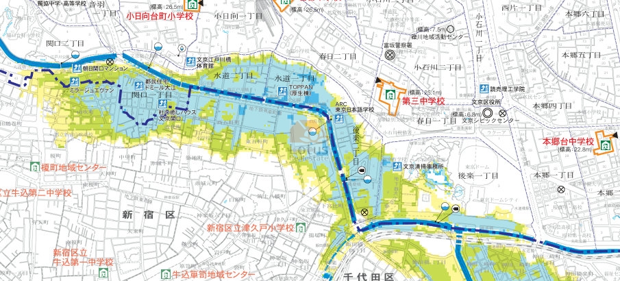文京区高潮ハザード
