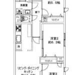 ときわ台パークホームズ302間取り