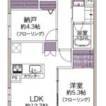 グランデール三ノ輪402間取図