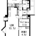 北新宿パークハイツ328間取図