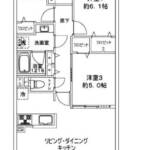 ファミールシティ武蔵関420間取図