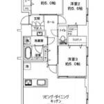 エヴァーグリーン堀切403間取図