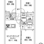 ライオンズガーデン錦糸町402間取図