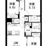 朝日クレスパリオ西落合705間取り