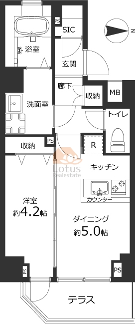 アクサス練馬北町102間取図
