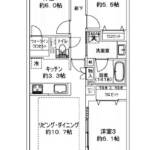 マイキャッスル青砥ロイヤルステージ503間取図
