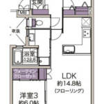 ヴィルヌーブ鷺宮213間取り