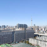 イーストパークス大島2009イーストパークス大島・セントラルスクエア2009の眺望