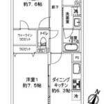 はなみずき通り北６番館305間取図