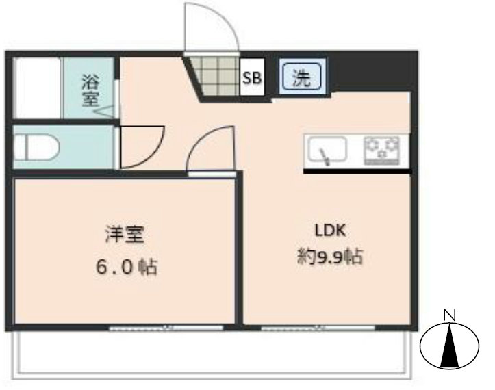 ロイヤルハイツ蒲田602間取図