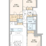 イッツ東京フォーサイトスクエア1005間取図
