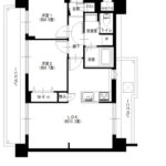 セザールお花茶屋612 間取り
