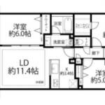 クレッセント東京リプライム309 間取り