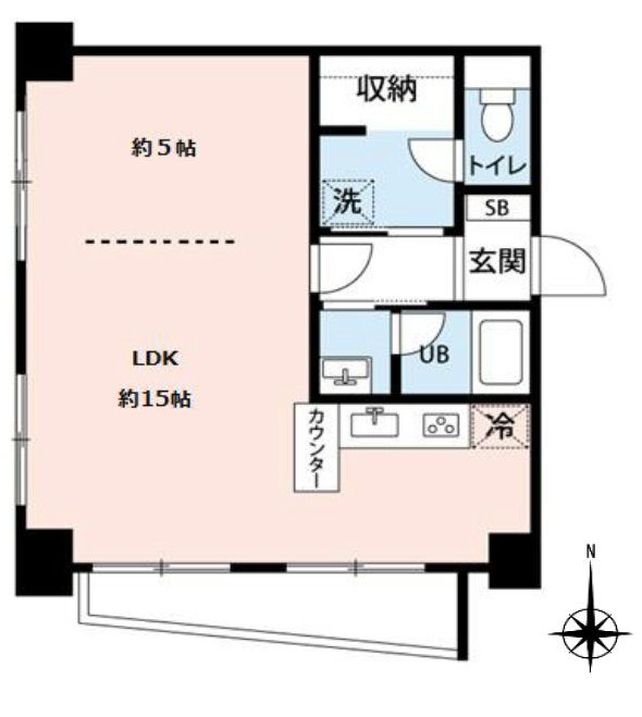 メゾン本駒込403間取図