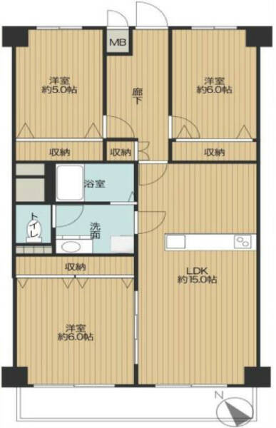 グリーンヒル西葛西910間取図
