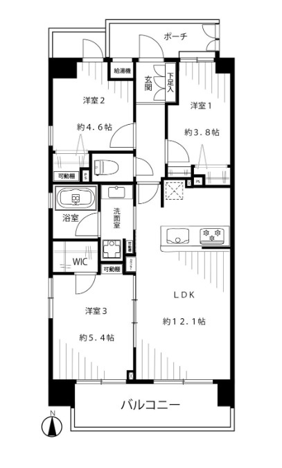 レクセル下落合第1601間取図