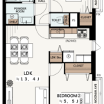 ＫＭエンゼルハイム中村橋503 間取り