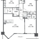 ダイアパレス墨田902 間取り