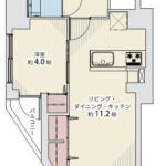 ライオンズマンション浅草三社401 間取り