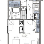 テラスセザール方南町203 間取り