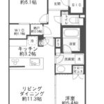 ザガーデンテラス目黒1103 間取り